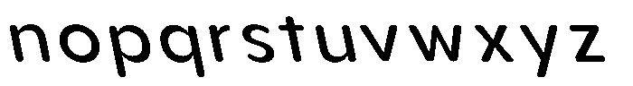 Aukim II Circled News Slanted Font LOWERCASE
