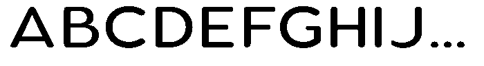 Aukim II Circled News Wide Font UPPERCASE