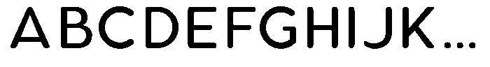 Aukim II Circled News Font UPPERCASE