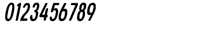 Aukim II Circled Semi Bold Comp Italic Font OTHER CHARS