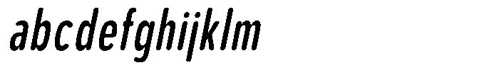 Aukim II Circled Semi Bold Comp Italic FONT