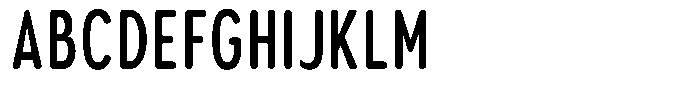 Aukim II Circled Semi Bold Comp Font UPPERCASE