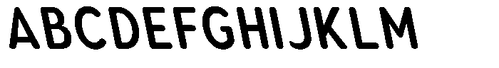Aukim II Circled Semi Bold Condensed Sl Font UPPERCASE