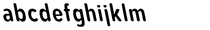 Aukim II Circled Semi Bold Condensed Sl FONT