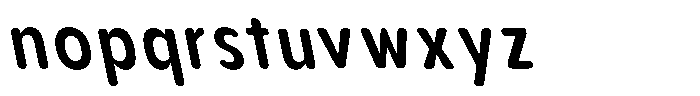 Aukim II Circled Semi Bold Condensed Sl Font LOWERCASE