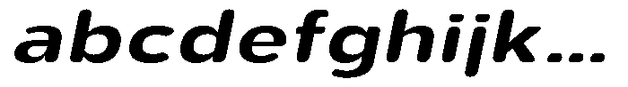 Aukim II Circled Semi Bold Exp Italic FONT