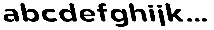 Aukim II Circled Semi Bold Expanded Sl FONT