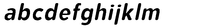 Aukim II Circled Semi Bold Narrow Italic FONT