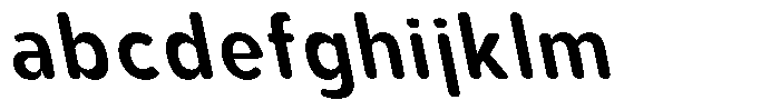 Aukim II Circled Semi Bold Narrow Sl FONT