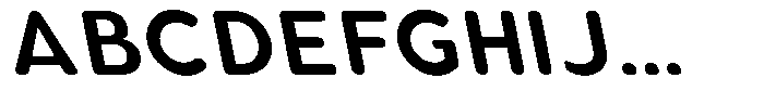 Aukim II Circled Semi Bold Slanted Font UPPERCASE