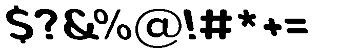 Aukim II Circled Semi Bold Wide Sl Font OTHER CHARS