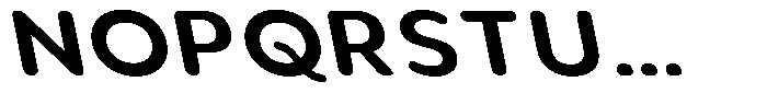 Aukim II Circled Semi Bold Wide Sl Font UPPERCASE