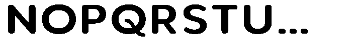 Aukim II Circled Semi Bold Wide Font UPPERCASE