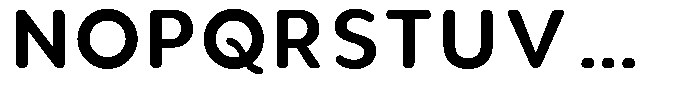 Aukim II Circled Semi Bold Font UPPERCASE