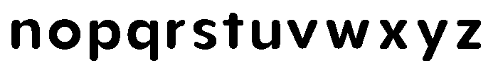 Aukim II Circled Semi Bold Font LOWERCASE