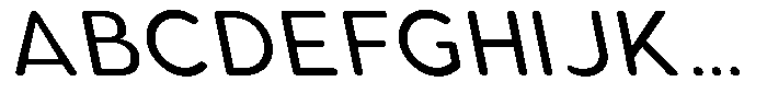 Aukim II Circled Slanted Font UPPERCASE