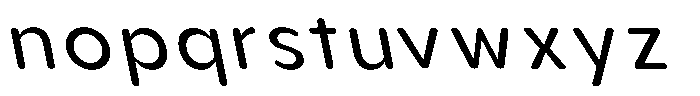 Aukim II Circled Slanted Font LOWERCASE