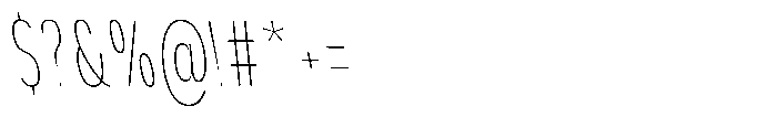 Aukim II Circled Thin Compressed Sl Font OTHER CHARS
