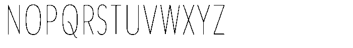 Aukim II Circled Thin Compressed Font UPPERCASE