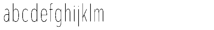 Aukim II Circled Thin Compressed FONT