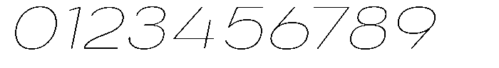 Aukim II Circled Thin Expanded Italic Font OTHER CHARS