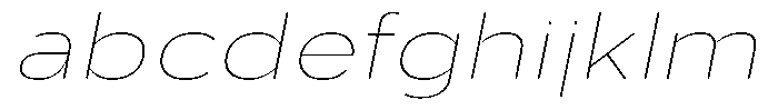 Aukim II Circled Thin Expanded Italic FONT