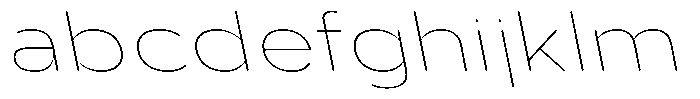 Aukim II Circled Thin Expanded Slanted FONT