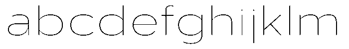 Aukim II Circled Thin Expanded FONT
