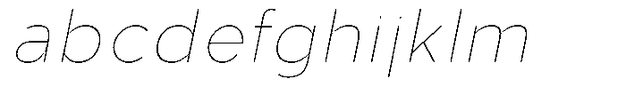 Aukim II Circled Thin Italic FONT