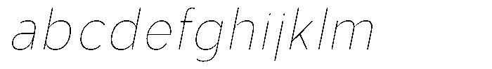 Aukim II Circled Thin Narrow Italic FONT