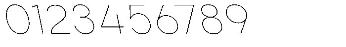 Aukim II Circled Thin Slanted Font OTHER CHARS