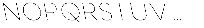 Aukim II Circled Thin Slanted Font UPPERCASE