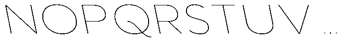 Aukim II Circled Thin Wide Slanted Font UPPERCASE
