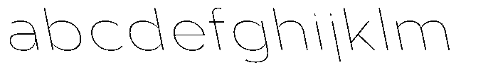 Aukim II Circled Thin Wide Slanted FONT