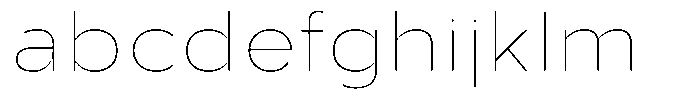 Aukim II Circled Thin Wide FONT