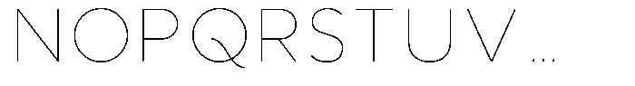 Aukim II Circled Thin Font UPPERCASE