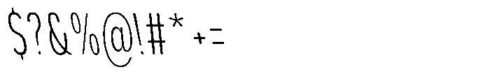 Aukim II Circled Ultra Light Comp Sl Font OTHER CHARS