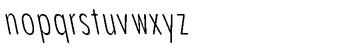Aukim II Circled Ultra Light Comp Sl Font LOWERCASE