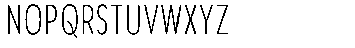Aukim II Circled Ultra Light Comp Font UPPERCASE