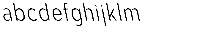 Aukim II Circled Ultra Light Condensed Sl FONT