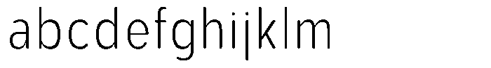 Aukim II Circled Ultra Light Condensed FONT