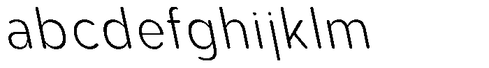 Aukim II Circled Ultra Light Narrow Sl FONT