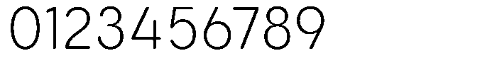 Aukim II Circled Ultra Light Narrow Font OTHER CHARS