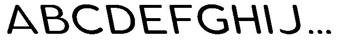 Aukim II Circled Wide Slanted Font UPPERCASE