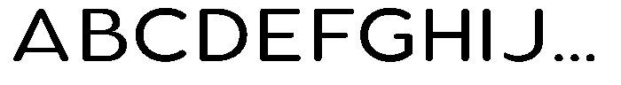Aukim II Circled Wide Font UPPERCASE