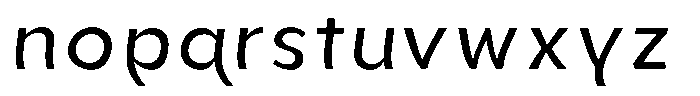Aukim II Shape Aukim II Regular Font LOWERCASE