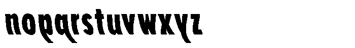 Aukim II Shape Black Comp Sl Font LOWERCASE