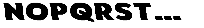 Aukim II Shape Black Expanded Sl Font UPPERCASE