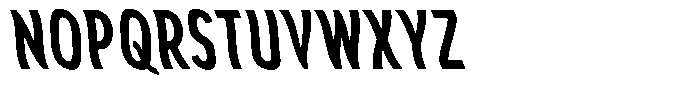 Aukim II Shape Bold Comp Sl Font UPPERCASE