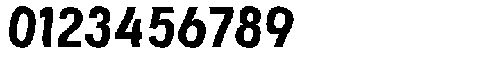 Aukim II Shape Bold Condensed Font OTHER CHARS